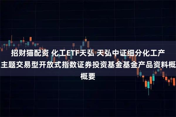 招财猫配资 化工ETF天弘 天弘中证细分化工产业主题交易型开放式指数证券投资基金基金产品资料概要